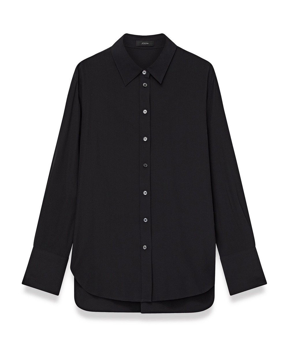 【ジョゼフ/JOSEPH】の【FOUNDATIONS】【洗える】NEW CDC ジョーブラウス 人気、トレンドファッション・服の通販 founy(ファニー) 　ファッション　Fashion　レディースファッション　Fashion for Women　トップス・カットソー　Cut & Sew Tops　シャツ・ブラウス・オフィスカジュアル　Elegant Blouses & Button-Ups　洗える　Machine Washable　コレクション　Collection, Seasonal Line　軽量　Lightweight, Ultra Light　シルク　Silk, 100% Silk　定番　Standard, Basic Item　フロント　Front, Front Design　モダン　Modern, Contemporary　A/W・秋冬　Autumn/Winter　 other-1|ID: prp329100004655670 ipo3291000000033673169