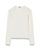 【ジョゼフ/JOSEPH】の【FOUNDATIONS】シルクストレッチ Vネックニット Ivory|ID: prp329100004655674 ipo3291000000033673202