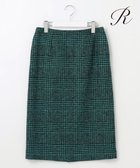 【23区/NIJYUSANKU】の【R(アール)】MANTECOツイード スカート グリーン系|ID: prp329100004655687 ipo3291000000035664776