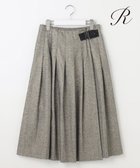 【23区/NIJYUSANKU】の【R(アール)】ウールラメ タックラップスカート モノトーン|ID: prp329100004655693 ipo3291000000033673337