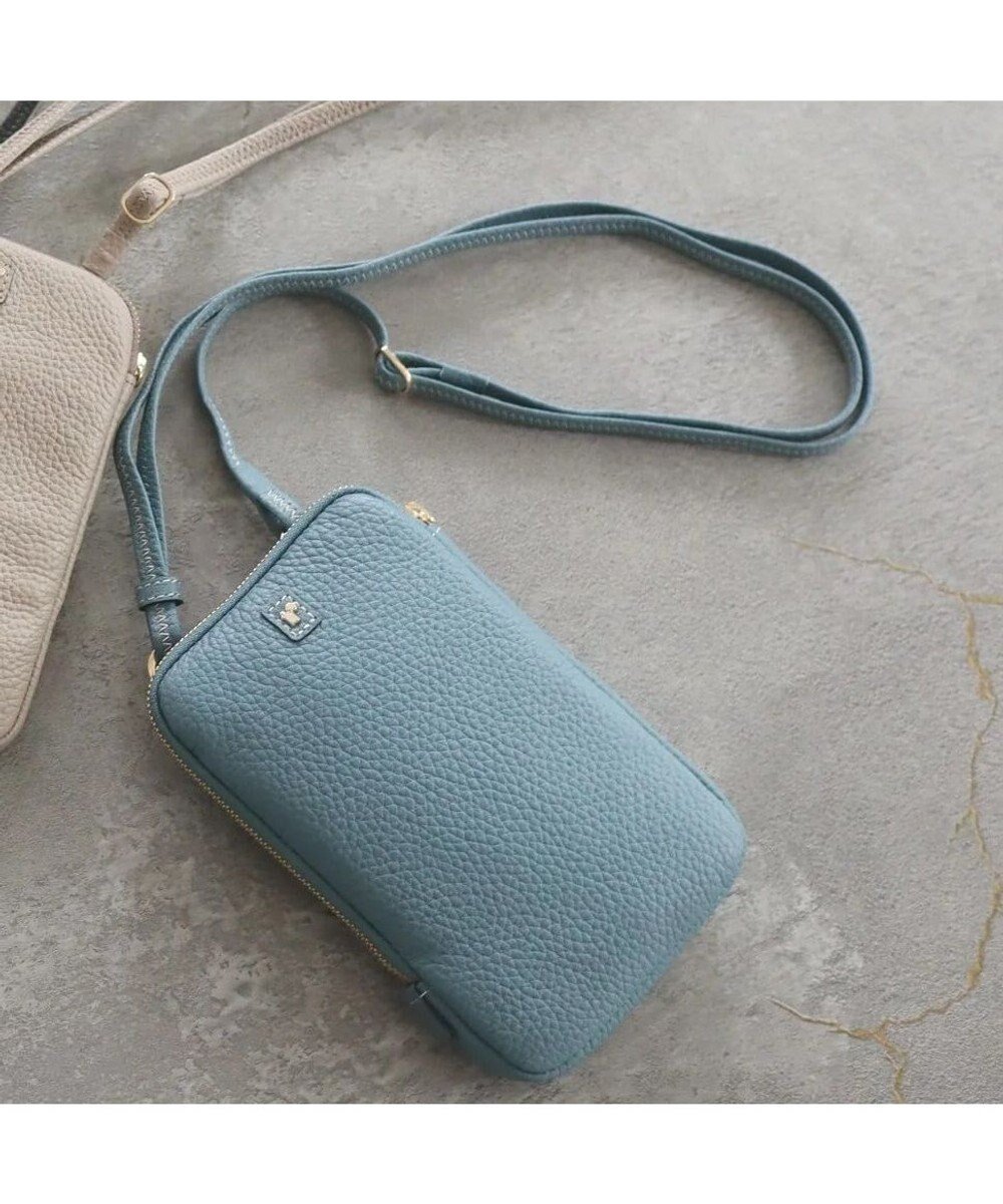 【ペレボルサ/PELLE BORSA】のお財布機能縦ポシェット Reinette レネット 4784 インテリア・キッズ・メンズ・レディースファッション・服の通販 founy(ファニー) 　ファッション　Fashion　レディースファッション　Fashion for Women　ミニ財布・二つ折り財布　Wallets & Card Cases　ショルダー　Shoulder, Shoulder Strap　シンプル　Simple, Minimal　スマート　Smart, Elegant　財布　Wallet, Purse　ポケット　Pocket, Pocket Detail　ポシェット　Pochette, Mini Bag　おすすめ　Recommended / Our Picks　ブルーグレー|ID: prp329100004655706 ipo3291000000033673483