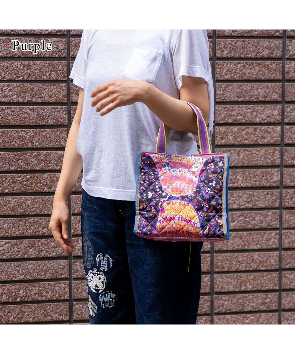 【ツモリチサト キャリー/tsumori chisato CARRY】のガーデンゴルフクラブキルト ハンドバッグ 手提げ 人気、トレンドファッション・服の通販 founy(ファニー) 　ファッション　Fashion　レディースファッション　Fashion for Women　カラフル　Colorful Design　ガーデン　Garden, Gardening　キルト　Quilt, Quilted Fabric　クラシック　Classic, Timeless Style　ゴルフ　Golf　ポケット　Pocket, Pocket Detail　 other-1|ID: prp329100004655718 ipo3291000000033673628