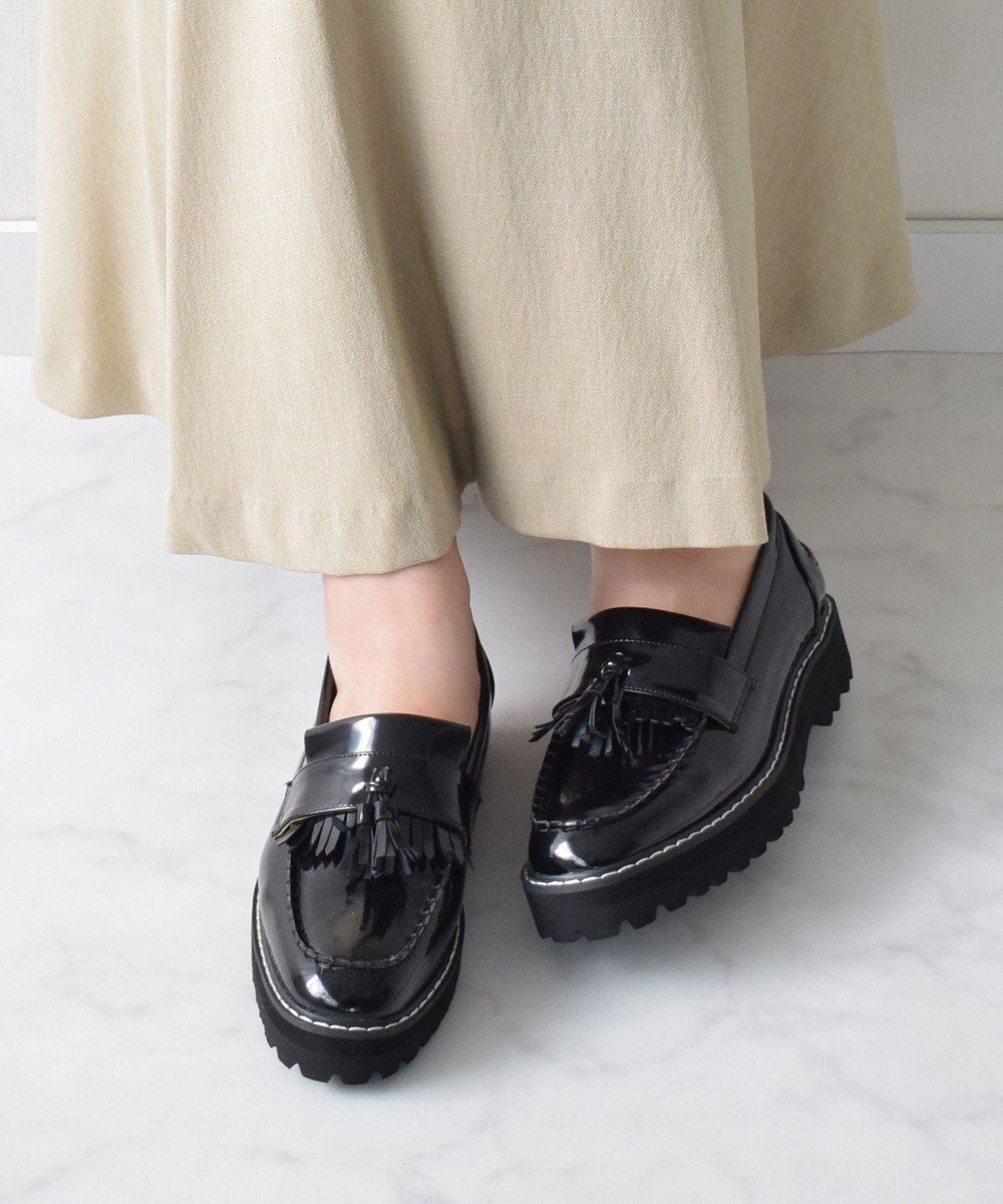 【ブリジット バーキン/Bridget Birkin】の【Bridget Birkin】厚底タッセルローファー 人気、トレンドファッション・服の通販 founy(ファニー) 　ファッション　Fashion　レディースファッション　Fashion for Women　シューズ　Shoes, Footwear　ドレス　Dress, One-Piece　ビジネス 仕事 通勤　Business / Work / Commuting　厚底　Platform Shoes　 other-1|ID: prp329100004655721 ipo3291000000033673649