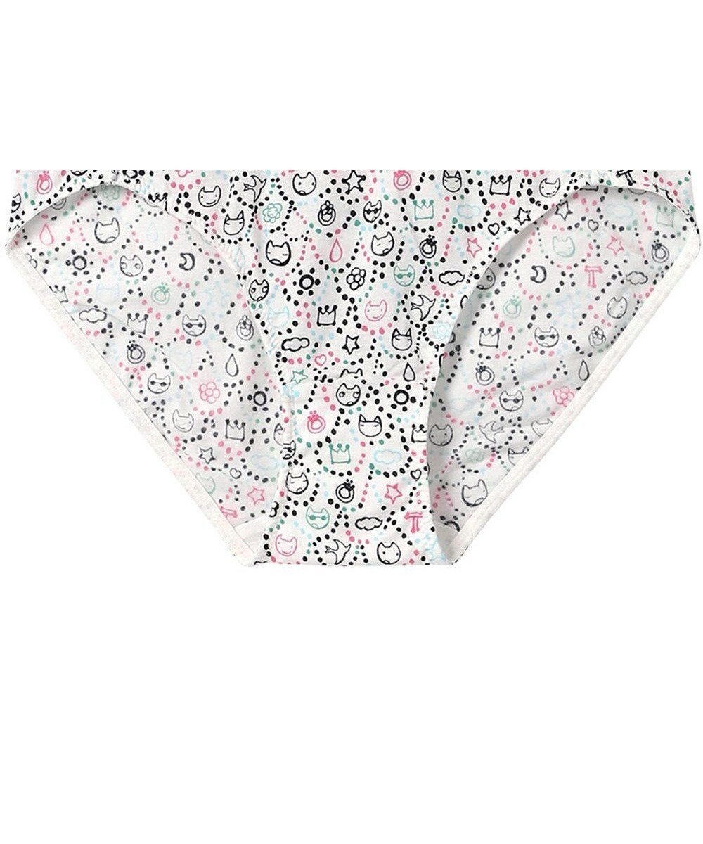 【ツモリチサト スリープ/tsumori chisato SLEEP】のツモリチサト ショーツ 綿混(身生地) レディース UPX561 /ワコール インテリア・キッズ・メンズ・レディースファッション・服の通販 founy(ファニー) ファッション Fashion レディースファッション Fashion for Women カラフル Colorful Design ショーツ Shorts, Short Pants スカラップ Scallop, Scalloped Edge ストレッチ Stretch, Stretchy Fabric ネコ Cat, Feline Motif パジャマ Pajamas, Sleepwear アイボリー|ID: prp329100004655738 ipo3291000000033673896