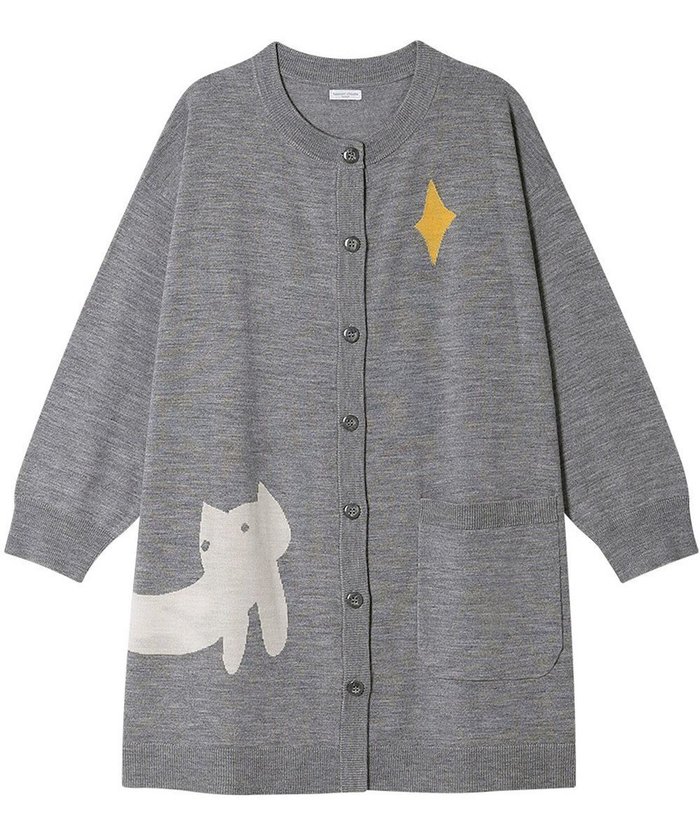 【ツモリチサト スリープ/tsumori chisato SLEEP】のツモリチサト カーディガン 長袖 ルームウェア あったか レディース UTX584 /ワコール インテリア・キッズ・メンズ・レディースファッション・服の通販 founy(ファニー) https://founy.com/ ファッション Fashion レディースファッション Fashion for Women トップス・カットソー Cut & Sew Tops カーディガン・羽織り Layered Style Cardigans カーディガン Cardigan, Knitwear ネコ Cat, Feline Motif パジャマ Pajamas, Sleepwear 羽織 Haori, Light Jacket 長袖 Long Sleeve, Full Sleeve |ID: prp329100004655744 ipo3291000000033673935