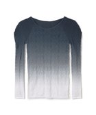 【チャコット/Chacott】の【ノーソーイングニット】グラデーションクルーネックトップ ガンメタル|ID: prp329100004655813 ipo3291000000033674607