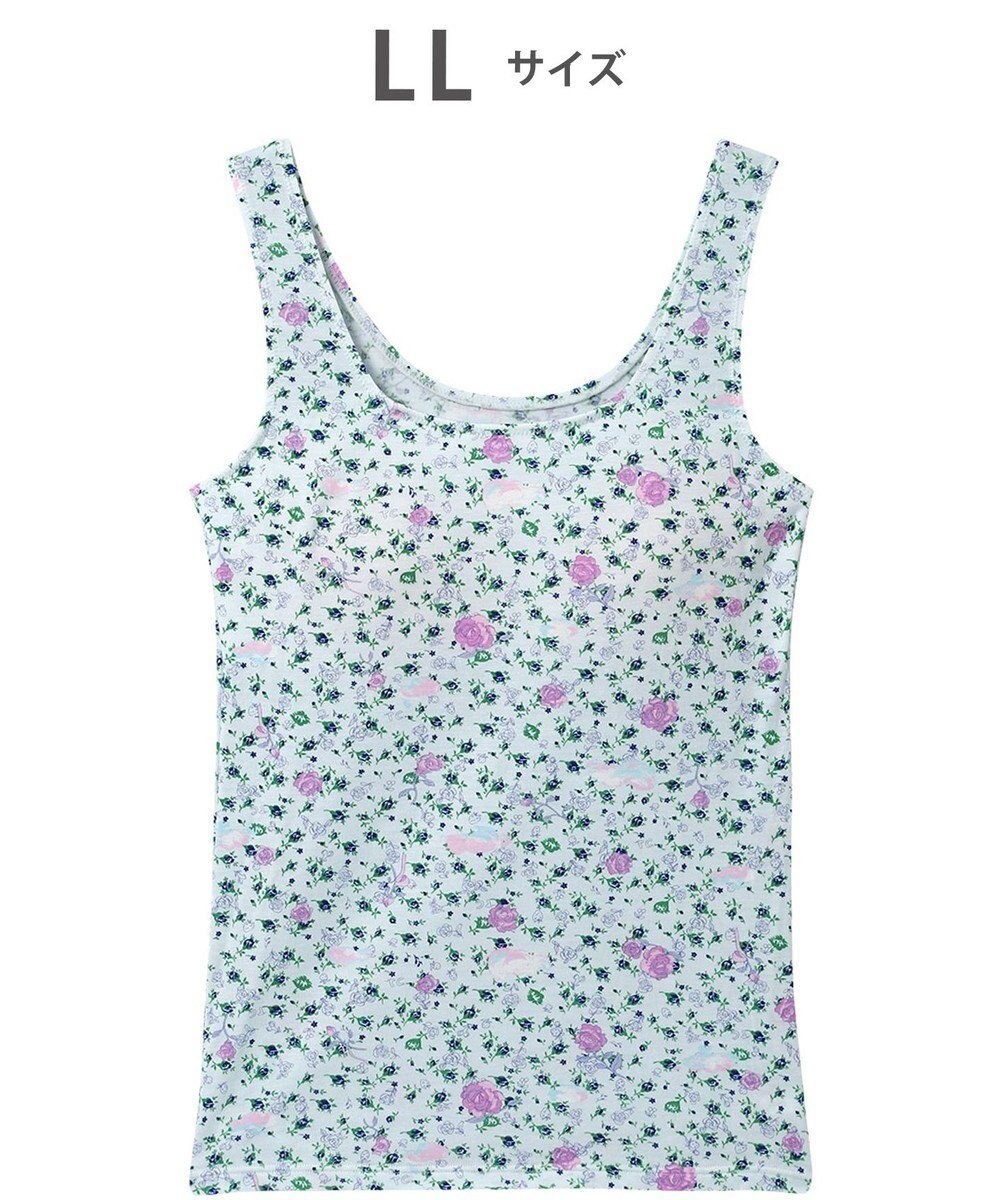 【ツモリチサト スリープ/tsumori chisato SLEEP】のツモリチサト カップ付きインナー タンクトップ 綿100%(パッド受け) レディース UCX580 /ワコール インテリア・キッズ・メンズ・レディースファッション・服の通販 founy(ファニー) 　ファッション　Fashion　レディースファッション　Fashion for Women　インナー　Innerwear　シンプル　Simple, Minimal　タンク　Tank Top, Sleeveless Top　パジャマ　Pajamas, Sleepwear　サックス|ID: prp329100004655819 ipo3291000000033674721