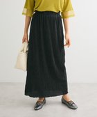 【グリーンパークス/Green Parks】の・ANDSEARCH プリーツ加工Iラインスカート Black|ID: prp329100004655842 ipo3291000000033675063