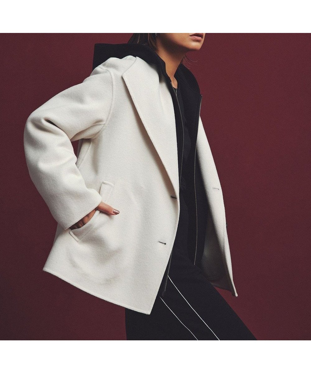 【アイシービー/iCB】のWoolRever ショートコート インテリア・キッズ・メンズ・レディースファッション・服の通販 founy(ファニー) 　ファッション　Fashion　レディースファッション　Fashion for Women　アウター　Coat / Outerwear Collection　コート・ロングコート・ピーコート　Long Coats, Peacoats & More　レディースジャケット・軽アウター　Jackets　カッティング　Cutting Detail　キュプラ　Cupro, Eco Fabric　今季　This Season, Current Season　ショート　Short, Short Length　ジャケット　Jacket, Outerwear　ダブル　Double, Double-Breasted　トライアングル　Triangle, Triangular Shape　バランス　Balance, Style Balance　フェイス　Face, Facial Design　フォルム　Silhouette, Form　ロング　Long, Long-Length　A/W・秋冬　Autumn/Winter　2024年　2024　エレガント 上品　Elegant　2024-2025秋冬・A/W　Autumn/Winter 2024–25 AW24–25　トープ系|ID: prp329100004655843 ipo3291000000033675104