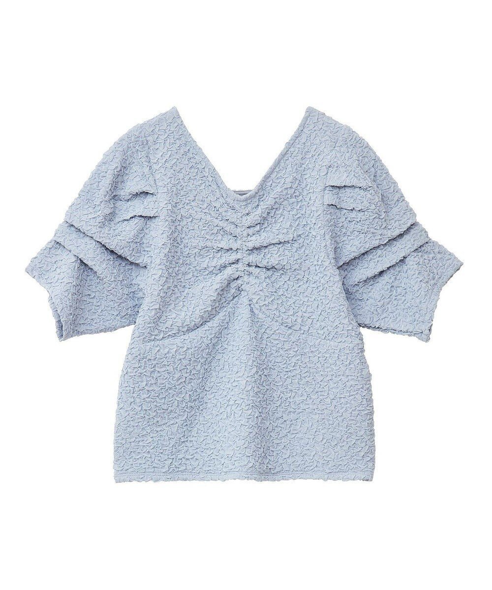 【アースミュージックアンドエコロジー/earth music&ecology】のぽこぽこカット袖タックプルオーバー インテリア・キッズ・メンズ・レディースファッション・服の通販 founy(ファニー) ファッション Fashion レディースファッション Fashion for Women トップス・カットソー Cut & Sew Tops シャツ・ブラウス・オフィスカジュアル Elegant Blouses & Button-Ups ロングTシャツ・Tシャツ Longline T-Shirts & Tees カジュアルプルオーバー・ニットトップス Pullovers & Knit Tops / Casual Pullovers カットソー・ベーシックTシャツ Cut-and-Sewn Tops / Stretch Tees & Basics カットソー Cut and Sewn Top コンパクト Compact, Small Size スクエア Square, Square Shape デコルテ Décolleté, Neckline トレンド Trend, Trending Now フェミニン Feminine, Girly ボトム Bottoms, Lower Wear ポケット Pocket, Pocket Detail ワイド Wide, Wide Fit A/W・秋冬 Autumn/Winter Sax|ID: prp329100004655860 ipo3291000000033675343