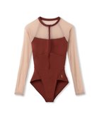 【チャコット/Chacott】のロングスリーブレオタード 人気、トレンドファッション・服の通販 founy(ファニー) ファッション Fashion レディースファッション Fashion for Women アメリカン American Style カッティング Cutting Detail コレクション Collection, Seasonal Line バレエ Ballet, Ballet Style thumbnail カッパーブラウン|ID: prp329100004655881 ipo3291000000034223194