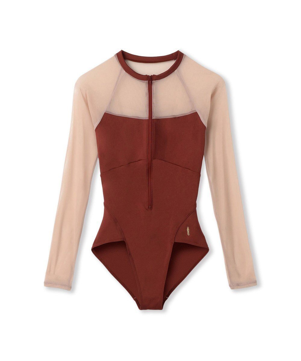 【チャコット/Chacott】のロングスリーブレオタード インテリア・キッズ・メンズ・レディースファッション・服の通販 founy(ファニー) ファッション Fashion レディースファッション Fashion for Women アメリカン American Style カッティング Cutting Detail コレクション Collection, Seasonal Line バレエ Ballet, Ballet Style カッパーブラウン|ID: prp329100004655881 ipo3291000000034223194