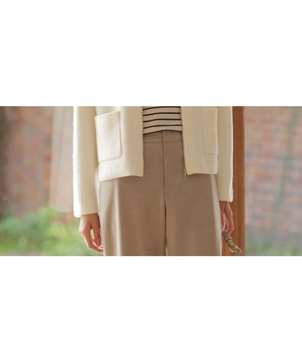 【ジェイ プレス/J.PRESS】の【洗える】BOUCLE ニット アウター インテリア・キッズ・メンズ・レディースファッション・服の通販 founy(ファニー) 　ファッション　Fashion　レディースファッション　Fashion for Women　アウター　Coat / Outerwear Collection　レディースジャケット・軽アウター　Jackets　洗える　Machine Washable　コーディガン　Coatigan, Knit Coat　ジャケット　Jacket, Outerwear　ストレッチ　Stretch, Stretchy Fabric　ストール　Stole, Wrap　タートルネック　Turtleneck, High Neck　ダブル　Double, Double-Breasted　フェイス　Face, Facial Design　ポケット　Pocket, Pocket Detail　マフラー　Scarf, Muffler　ラウンド　Round, Round Neck　A/W・秋冬　Autumn/Winter　エレガント 上品　Elegant　ホワイト系|ID: prp329100004655894 ipo3291000000033675774