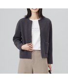 【ジェイ プレス/J.PRESS】の【洗える】BOUCLE ニット アウター スレート系|ID: prp329100004655894 ipo3291000000033675777