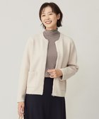 【ジェイ プレス/J.PRESS】の【洗える】BOUCLE ニット アウター ベージュ系|ID: prp329100004655894 ipo3291000000033675778