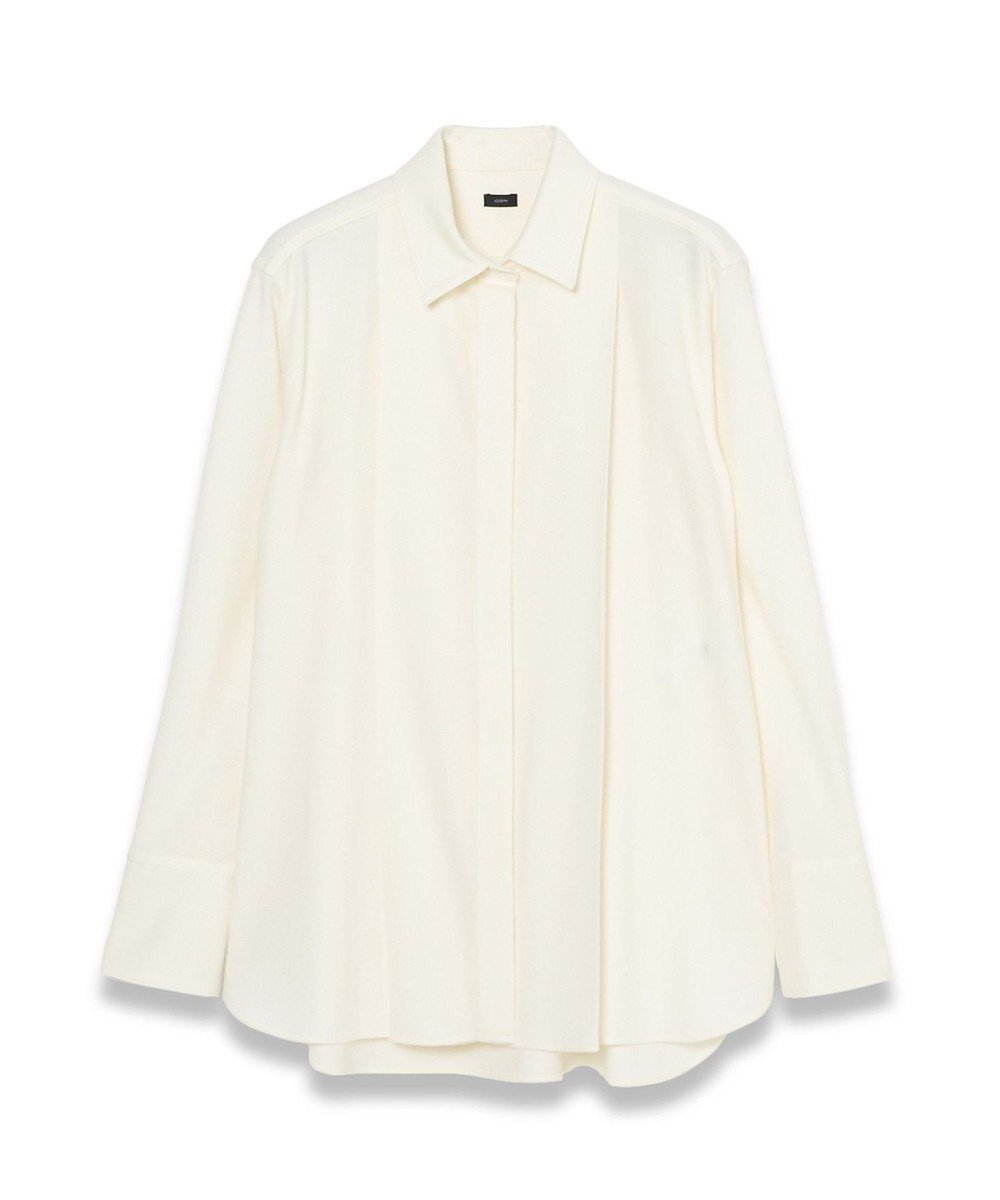 【ジョゼフ/JOSEPH】の【WEB OUTLET限定】バランサーミル シャツアウター 人気、トレンドファッション・服の通販 founy(ファニー) 　ファッション　Fashion　レディースファッション　Fashion for Women　アウター　Coat / Outerwear Collection　トップス・カットソー　Cut & Sew Tops　シャツ・ブラウス・オフィスカジュアル　Elegant Blouses & Button-Ups　スペシャル　Special, Limited Edition　セットアップ　Set-Up, Coordinated Outfit　フロント　Front, Front Design　A/W・秋冬　Autumn/Winter　アウトレット　Outlet / Clearance　エレガント 上品　Elegant　 other-1|ID: prp329100004655907 ipo3291000000033675910