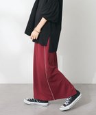 【クラフトスタンダードブティック/CRAFT STANDARD BOUTIQUE】のパイピングラインスカート Red|ID: prp329100004655918 ipo3291000000033676052