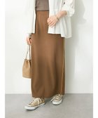 【クラフトスタンダードブティック/CRAFT STANDARD BOUTIQUE】のパイピングラインスカート Mocha|ID: prp329100004655918 ipo3291000000033676053