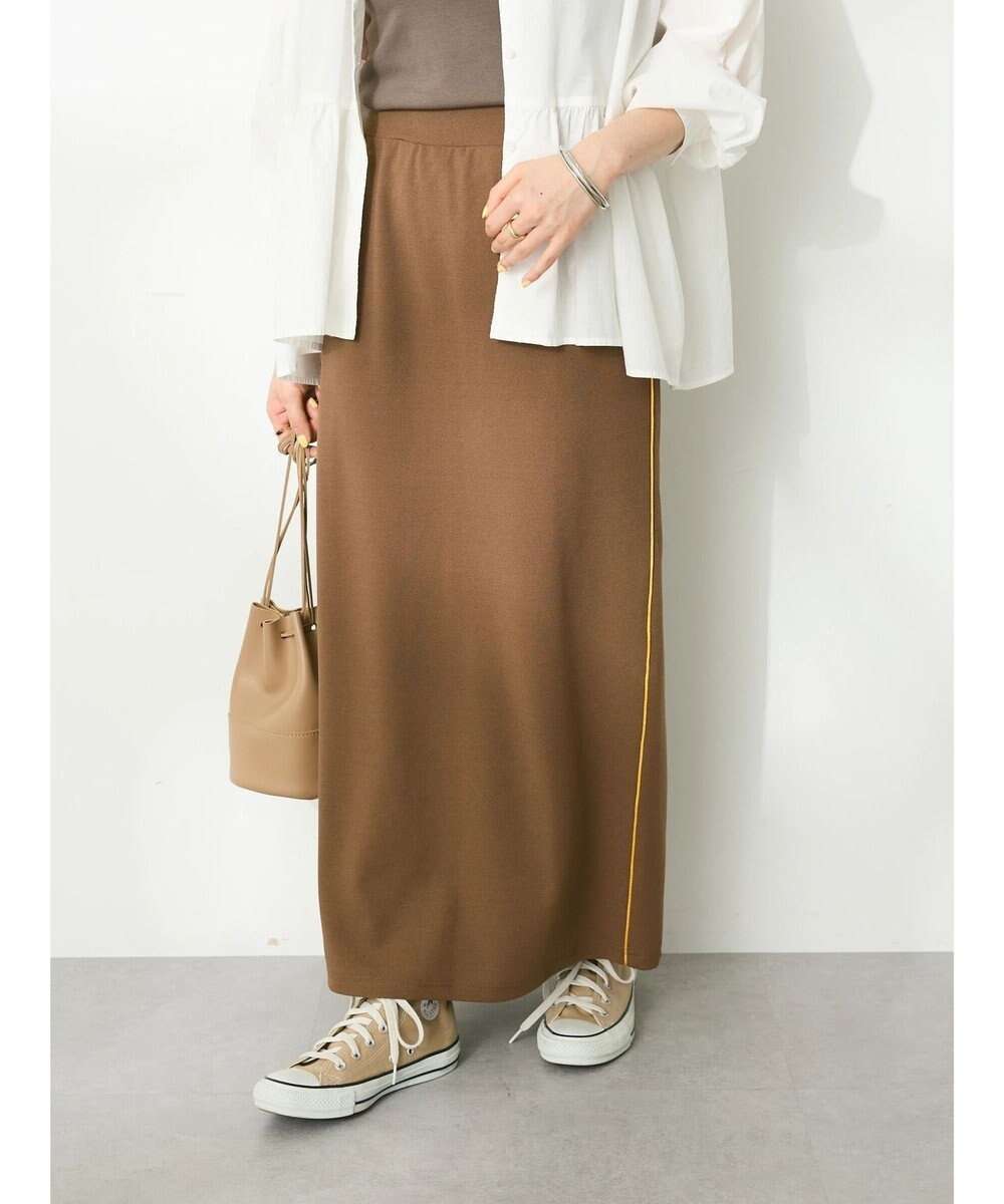 【クラフトスタンダードブティック/CRAFT STANDARD BOUTIQUE】のパイピングラインスカート インテリア・キッズ・メンズ・レディースファッション・服の通販 founy(ファニー) 　ファッション　Fashion　レディースファッション　Fashion for Women　スカート　Skirts　2024年　2024　2024-2025秋冬・A/W　Autumn/Winter 2024–25 AW24–25　おすすめ　Recommended / Our Picks　ストレッチ　Stretch, Stretchy Fabric　スリット　Slit, Slit Detail　トレンド　Trend, Trending Now　パイピング　Piping, Trim Design　ポケット　Pocket, Pocket Detail　A/W・秋冬　Autumn/Winter　Mocha|ID: prp329100004655918 ipo3291000000033676053