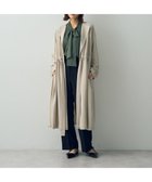 【イェッカ ヴェッカ/YECCA VECCA】の異素材MIXガウンコート Light Beige|ID: prp329100004655919 ipo3291000000033676060