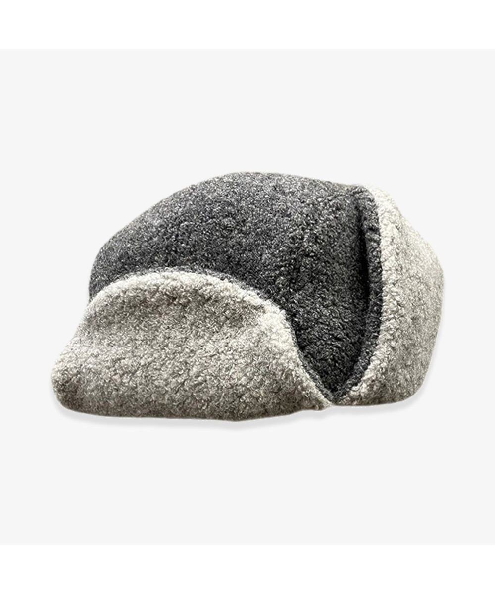 【林八百吉商店/HAYASHIYAOKICHI】のun chapeau オリジナルボアアビエイター インテリア・キッズ・メンズ・レディースファッション・服の通販 founy(ファニー) 　ファッション　Fashion　レディースファッション　Fashion for Women　キャップ&ハット　Hats & Caps　おすすめ　Recommended / Our Picks　キャップ　Cap, Baseball Cap　帽子　Hat, Headwear　グレー|ID: prp329100004655929 ipo3291000000033676201