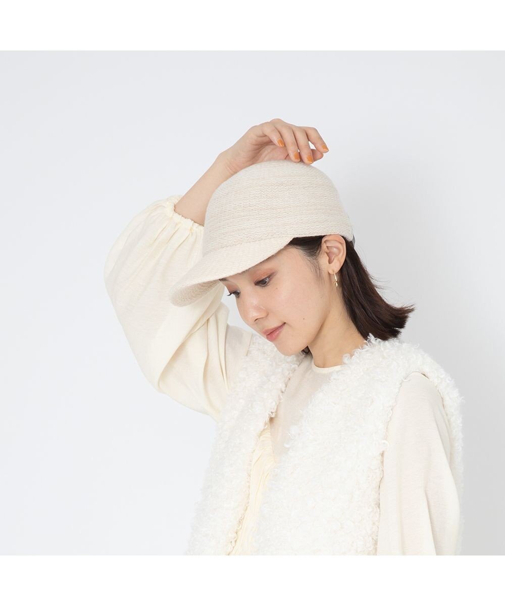 【林八百吉商店/HAYASHIYAOKICHI】のJin no beat shi te cassie ニットサーモCAP インテリア・キッズ・メンズ・レディースファッション・服の通販 founy(ファニー) ファッション Fashion レディースファッション Fashion for Women トップス・カットソー Cut & Sew Tops ニット Knit Tops & Sweaters キャップ&ハット Hats & Caps キャップ Cap, Baseball Cap ミックス Mix, Mixed Style 人気 Popular, Best Seller 冬 Winter / This Winter 帽子 Hat, Headwear エクリュ|ID: prp329100004655964 ipo3291000000033676492