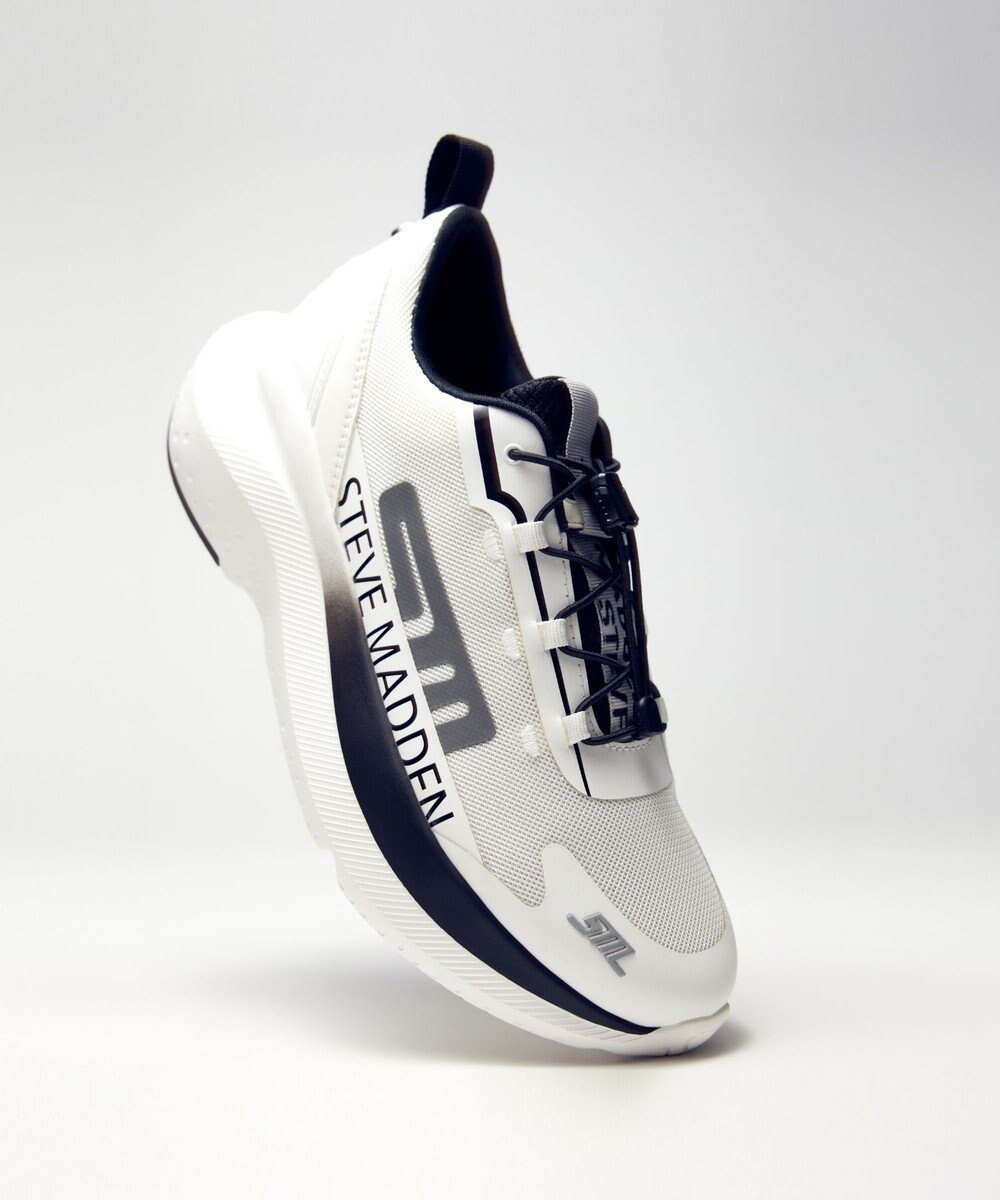 【スティーブマデン/STEVE MADDEN】のELEVATE 2 厚底ランニングスニーカー インテリア・キッズ・メンズ・レディースファッション・服の通販 founy(ファニー) 　ファッション　Fashion　レディースファッション　Fashion for Women　エレガント 上品　Elegant　シューズ　Shoes, Footwear　スニーカー　Sneakers, Trainers　スポーティ　Sporty, Casual Athletic　ランニング　Running, Running Wear, Activewear, Jogging　厚底　Platform Shoes　ホワイトブラック|ID: prp329100004655991 ipo3291000000033676652