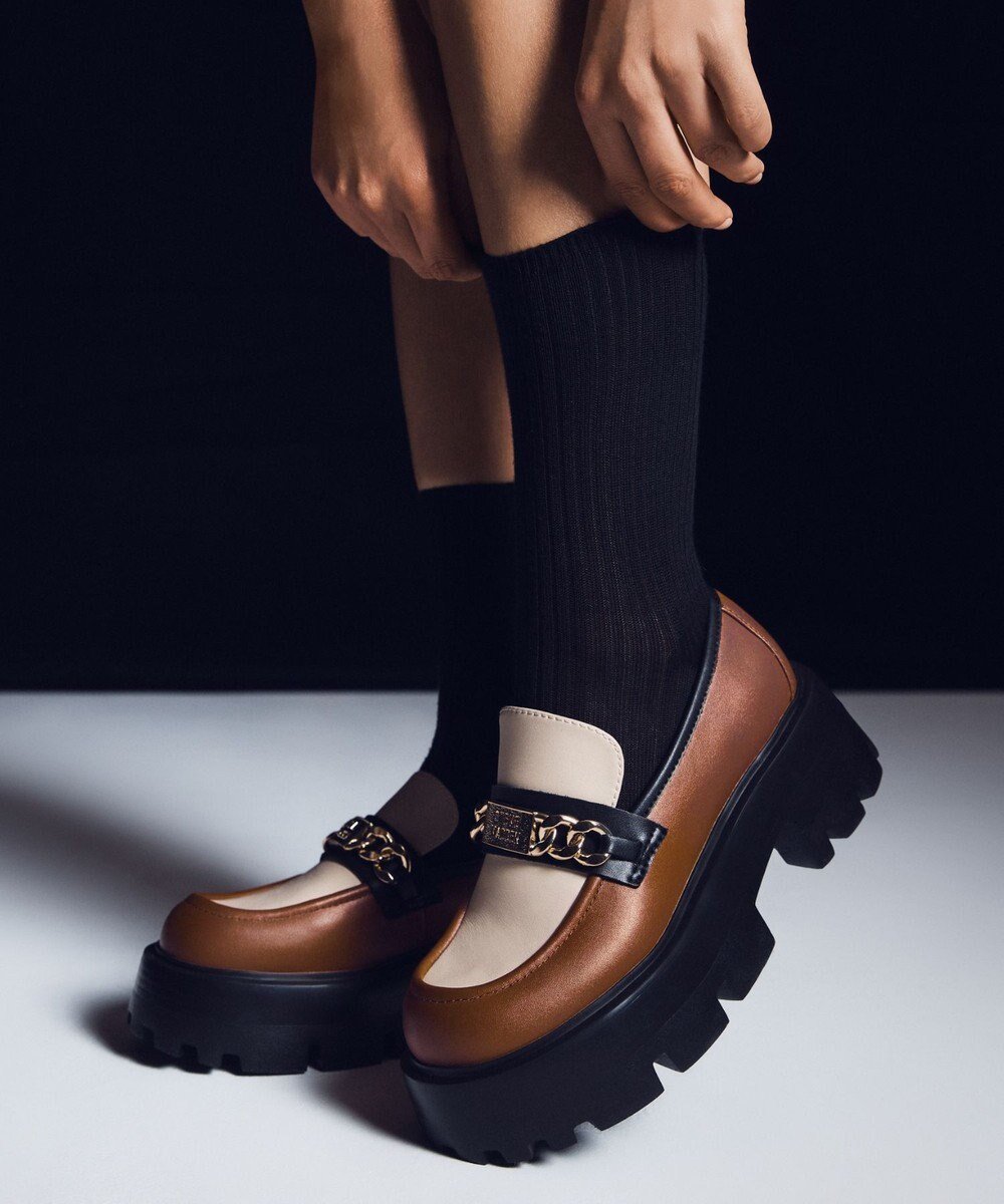 【スティーブマデン/STEVE MADDEN】のMOTORIDE 厚底チェーンローファー インテリア・キッズ・メンズ・レディースファッション・服の通販 founy(ファニー) ファッション Fashion レディースファッション Fashion for Women 厚底 Platform Shoes シューズ Shoes, Footwear スタイリッシュ Stylish, Fashionable ソックス Socks, Hosiery チェーン Chain, Chain Strap フォルム Silhouette, Form マキシ Maxi, Full Length A/W・秋冬 Autumn/Winter おすすめ Recommended / Our Picks ブラウン|ID: prp329100004656002 ipo3291000000033676728