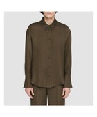 【ジョゼフ/JOSEPH】のビスコースツイル ボタンダウンシャツ 人気、トレンドファッション・服の通販 founy(ファニー) ファッション Fashion レディースファッション Fashion for Women トップス・カットソー Cut & Sew Tops シャツ・ブラウス・オフィスカジュアル Elegant Blouses & Button-Ups エレガント 上品 Elegant クラシカル Classical, Vintage-Inspired ストレート Straight, Straight Cut ダウン Down, Puffer ドレープ Drape, Draping Fabric フィット Fit, Slim Fit A/W・秋冬 Autumn/Winter 軽量 Lightweight, Ultra Light thumbnail Hass Avocado|ID: prp329100004656014 ipo3291000000033676798