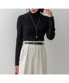 【23区/NIJYUSANKU】の【Oggi1月号/CLASSY.11月号掲載】ウーステッドウール リブタートルネック ニット ブラック系|ID: prp329100004656027 ipo3291000000033676957