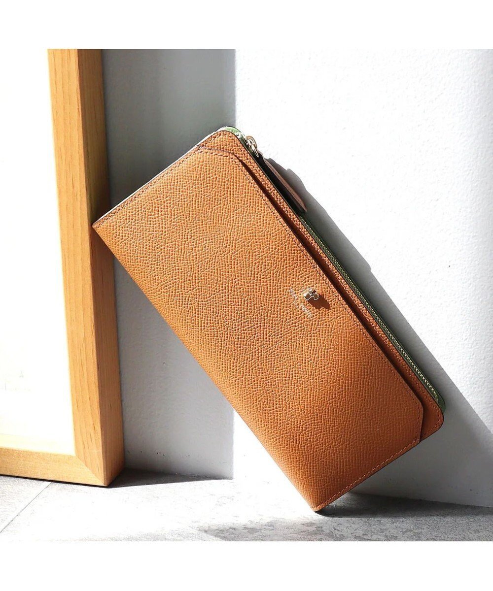【ペレボルサ/PELLE BORSA】のL字ファスナー長財布 French Calf Goods 3301 インテリア・キッズ・メンズ・レディースファッション・服の通販 founy(ファニー) 　ファッション　Fashion　レディースファッション　Fashion for Women　ミニ財布・二つ折り財布　Wallets & Card Cases　財布　Wallet, Purse　フランス　France, French　ポケット　Pocket, Pocket Detail　おすすめ　Recommended / Our Picks　エレガント 上品　Elegant　キャメル|ID: prp329100004656043 ipo3291000000033677247