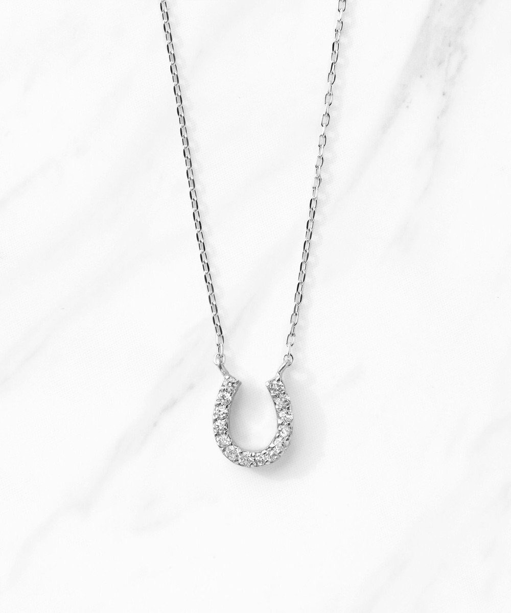【トッカ/TOCCA】の【WEB限定】DIAMOND HORSESHOE K10WG NECKLACE K10ホワイトゴールド ダイヤモンド ネックレス 人気、トレンドファッション・服の通販 founy(ファニー) 　ファッション　Fashion　レディースファッション　Fashion for Women　ジュエリー　Jewelry　ネックレス　Necklaces & Pendants　アクセサリー　Fashion Accessories　シンプル　Simple, Minimal　ジュエリー　Jewelry, Accessories　ダイヤモンド　Diamond, Brilliant Cut　チェーン　Chain, Chain Strap　ネックレス　Necklace, Pendant Necklace　バランス　Balance, Style Balance　ポーチ　Pouch, Small Case　モチーフ　Motif, Design Theme　リュクス　Luxury, Elegant, High-End, Chic　エレガント 上品　Elegant　 other-1|ID: prp329100004656067 ipo3291000000033677416