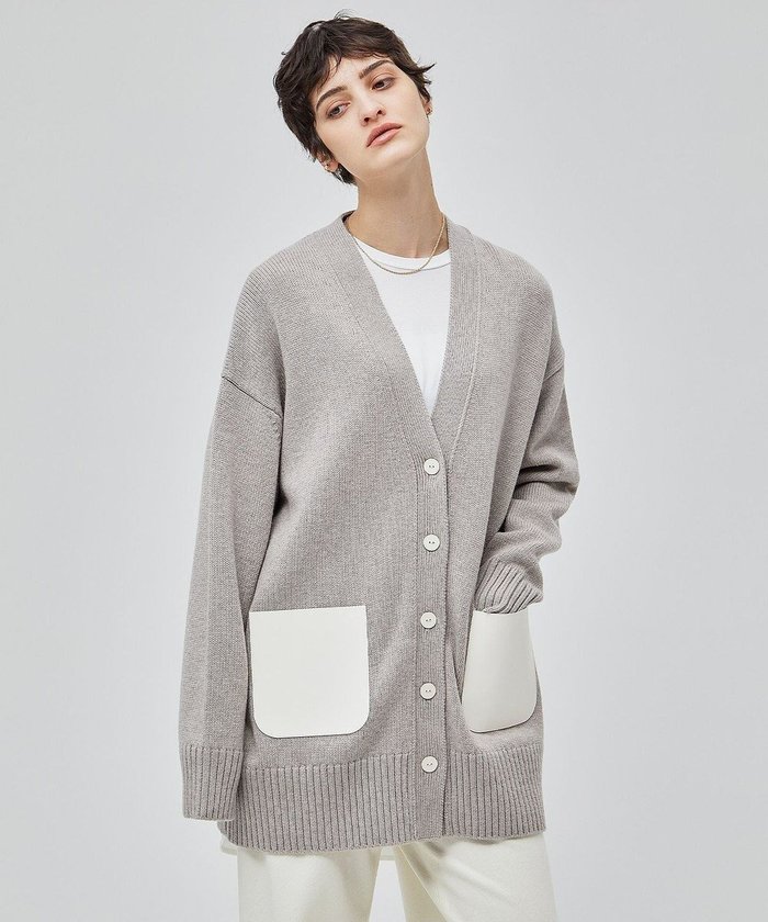 【ベイジ,/BEIGE,】の【洗える・an an 2421号掲載】LEADER / フェイクレザーポケットオーバーサイズカーディガン インテリア・キッズ・メンズ・レディースファッション・服の通販 founy(ファニー) https://founy.com/ ファッション Fashion レディースファッション Fashion for Women トップス・カットソー Cut & Sew Tops カーディガン・羽織り Layered Style Cardigans インナー Innerwear カーディガン Cardigan, Knitwear シンプル Simple, Minimal ロング Long, Long-Length 洗える Machine Washable 秋 Autumn A/W・秋冬 Autumn/Winter |ID: prp329100004656085 ipo3291000000033677649