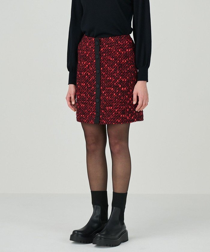 【グレース コンチネンタル/GRACE CONTINENTAL】のリボンヤーンツイードスカート インテリア・キッズ・メンズ・レディースファッション・服の通販 founy(ファニー) https://founy.com/ ファッション Fashion レディースファッション Fashion for Women スカート Skirts イタリア Italy クラシカル Classical, Vintage-Inspired セットアップ Set-Up, Coordinated Outfit フロント Front, Front Design ミニスカート Mini Skirt, Short Skirt 冬 Winter / This Winter 夏 Summer S/S・春夏 SS, Spring/Summer, Warm Season A/W・秋冬 Autumn/Winter |ID: prp329100004656090 ipo3291000000033677692