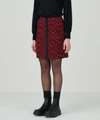 【グレース コンチネンタル/GRACE CONTINENTAL】のリボンヤーンツイードスカート レッド|ID: prp329100004656090 ipo3291000000033677694