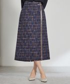 【エニィ スィス/any SiS】の【25周年記念】ビットポイントツイーディ スカート 人気、トレンドファッション・服の通販 founy(ファニー) ファッション Fashion レディースファッション Fashion for Women スカート Skirts イエロー Yellow クラシカル Classical, Vintage-Inspired クラシック Classic, Timeless Style スリット Slit, Slit Detail チェック Check, Plaid, Tartan チェーン Chain, Chain Strap ツイード Twill, Twill Weave トリミング Trimming, Decorative Edge トレンド Trend, Trending Now ブローチ Brooch, Pin Brooch ポケット Pocket, Pocket Detail ミックス Mix, Mixed Style モノトーン Monotone, Black and White ループ Loop, Loop Knit A/W・秋冬 Autumn/Winter thumbnail ネイビー系チェック|ID: prp329100004656104 ipo3291000000034911119