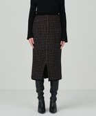 【グレース コンチネンタル/GRACE CONTINENTAL】のツイードニットスカート ブラック|ID: prp329100004656108 ipo3291000000033677881