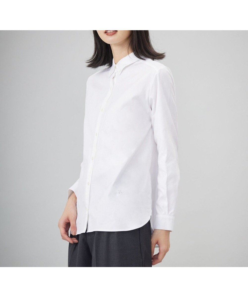 【ジェイ プレス/J.PRESS】の【洗える】PINオックス ボタンダウン シャツ 人気、トレンドファッション・服の通販 founy(ファニー) 　ファッション　Fashion　レディースファッション　Fashion for Women　トップス・カットソー　Cut & Sew Tops　シャツ・ブラウス・オフィスカジュアル　Elegant Blouses & Button-Ups　オックス　Oxford Fabric　洗える　Machine Washable　ダウン　Down, Puffer　バランス　Balance, Style Balance　フィット　Fit, Slim Fit　ワンポイント　One Point, Statement Accent　A/W・秋冬　Autumn/Winter　エレガント 上品　Elegant　ビジネス 仕事 通勤　Business / Work / Commuting　 other-1|ID: prp329100004656109 ipo3291000000033677885
