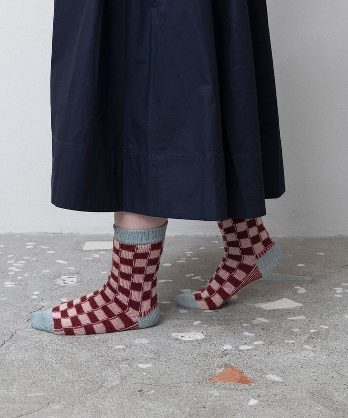【トリコテ/Tricote】のマルチチェッカードソックス インテリア・キッズ・メンズ・レディースファッション・服の通販 founy(ファニー) https://founy.com/ ファッション Fashion レディースファッション Fashion for Women ソックス&靴下 Socks & Hosiery レッグウェア・ストッキング Legwear & Hosiery クッション Cushion, Throw Pillow シューズ Shoes, Footwear ソックス Socks, Hosiery タンブラー Tumbler, Travel Mug A/W・秋冬 Autumn/Winter |ID: prp329100004656125 ipo3291000000033678021
