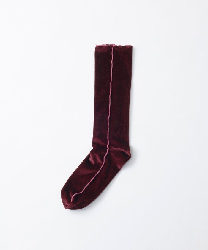 【トリコテ/Tricote】のベロアハイソックス インテリア・キッズ・メンズ・レディースファッション・服の通販 founy(ファニー) https://founy.com/ ファッション Fashion レディースファッション Fashion for Women ソックス&靴下 Socks & Hosiery レッグウェア・ストッキング Legwear & Hosiery エレガント 上品 Elegant ソックス Socks, Hosiery フリル Frill, Ruffle ベロア Velour, Soft Velvet |ID: prp329100004656132 ipo3291000000033678063
