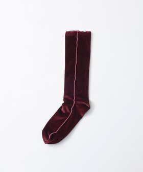 【トリコテ/Tricote】のベロアハイソックス 人気、トレンドファッション・服の通販 founy(ファニー) ファッション Fashion レディースファッション Fashion for Women ソックス&靴下 Socks & Hosiery レッグウェア・ストッキング Legwear & Hosiery エレガント 上品 Elegant ソックス Socks, Hosiery フリル Frill, Ruffle ベロア Velour, Soft Velvet |ID:prp329100004656132