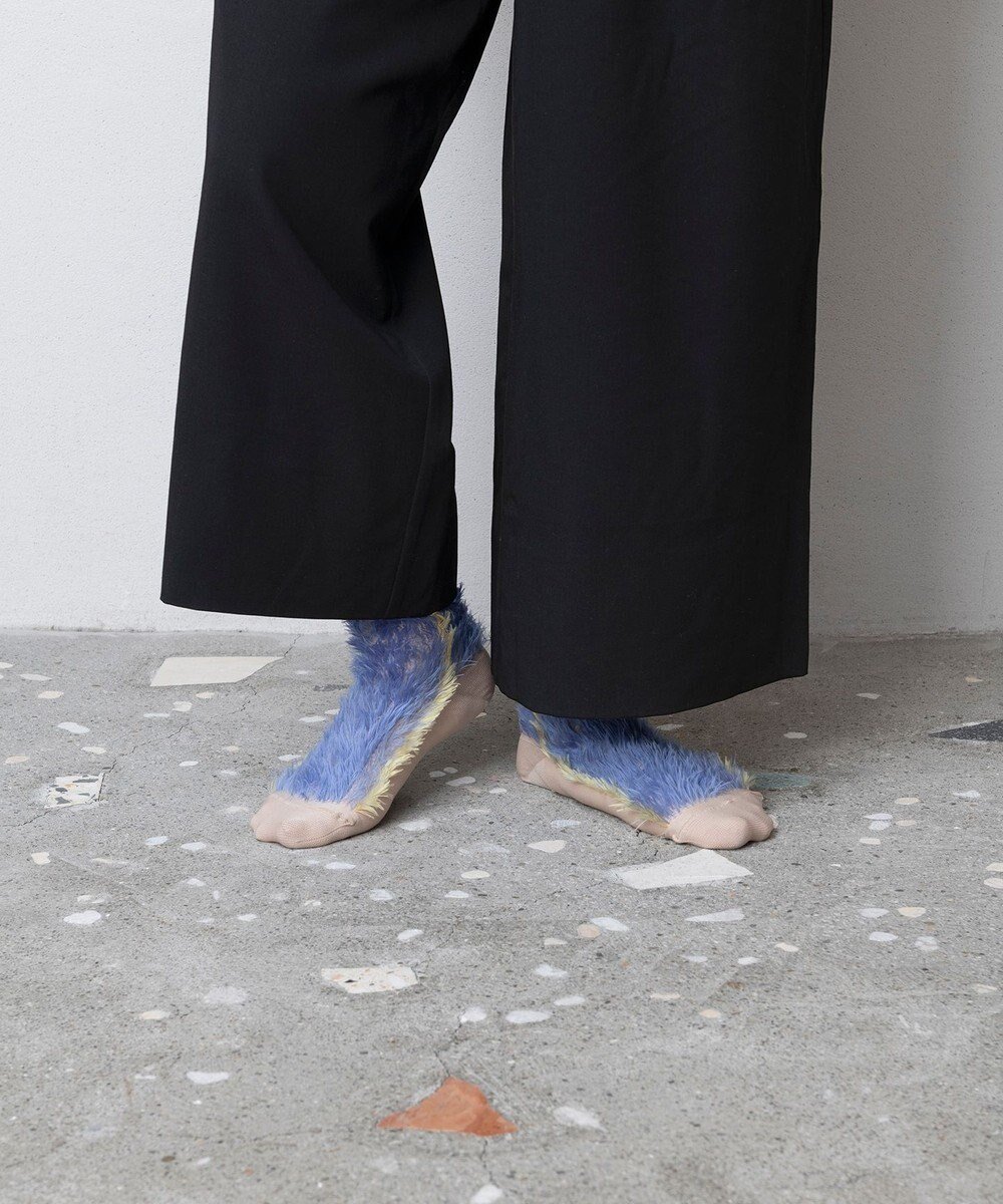 【トリコテ/Tricote】のサイドラインフェイクファーソックス 人気、トレンドファッション・服の通販 founy(ファニー) 　ファッション　Fashion　レディースファッション　Fashion for Women　ソックス&靴下　Socks & Hosiery　レッグウェア・ストッキング　Legwear & Hosiery　イエロー　Yellow　シューズ　Shoes, Footwear　ソックス　Socks, Hosiery　タンブラー　Tumbler, Travel Mug　人気　Popular, Best Seller　 other-1|ID: prp329100004656134 ipo3291000000033678071