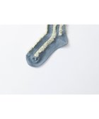【トリコテ/Tricote】のストライプフェイクファーソックス 32BLUE|ID: prp329100004656135 ipo3291000000033678085