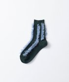 【トリコテ/Tricote】のストライプフェイクファーソックス 42GREEN|ID: prp329100004656135 ipo3291000000033678086
