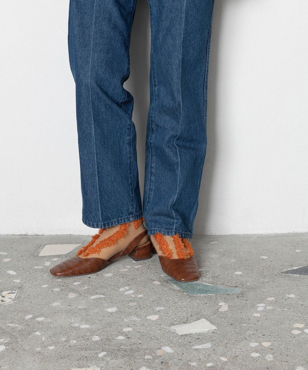【トリコテ/Tricote】のストライプフェイクファーソックス インテリア・キッズ・メンズ・レディースファッション・服の通販 founy(ファニー) 　ファッション　Fashion　レディースファッション　Fashion for Women　ソックス&靴下　Socks & Hosiery　レッグウェア・ストッキング　Legwear & Hosiery　シューズ　Shoes, Footwear　シンプル　Simple, Minimal　ストライプ　Stripe, Striped Pattern　ソックス　Socks, Hosiery　タンブラー　Tumbler, Travel Mug　デニム　Denim, Jeans Material　バレエ　Ballet, Ballet Style　フリンジ　Fringe, Tassel　85CAMEL|ID: prp329100004656135 ipo3291000000033678088