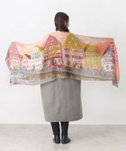 【ムーンバット/MOONBAT】のHanato(ハナト) シルクウールストール ローデンブルクの街/幅60cm ピーチ|ID: prp329100004656171 ipo3291000000033678349