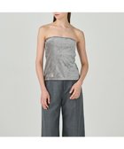 【グレース コンチネンタル/GRACE CONTINENTAL】のラインビジューベアトップ グレー|ID: prp329100004656210 ipo3291000000033678678