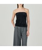 【グレース コンチネンタル/GRACE CONTINENTAL】のラインビジューベアトップ ブラック|ID: prp329100004656210 ipo3291000000033678681