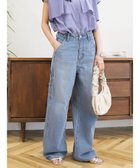 【クラフトスタンダードブティック/CRAFT STANDARD BOUTIQUE】のペインターデニムパンツ 人気、トレンドファッション・服の通販 founy(ファニー) ファッション Fashion レディースファッション Fashion for Women パンツ Pants & Trousers デニムパンツ・ジーンズ・美脚デニム Denim Jeans & Pants 2024年 2024 2024-2025秋冬・A/W Autumn/Winter 2024–25 AW24–25 おすすめ Recommended / Our Picks ストレート Straight, Straight Cut デニム Denim, Jeans Material ポケット Pocket, Pocket Detail ループ Loop, Loop Knit ワイド Wide, Wide Fit ワーク Workwear, Utility Style ヴィンテージ Vintage Style A/W・秋冬 Autumn/Winter thumbnail Light Indigo|ID: prp329100004656235 ipo3291000000033678933