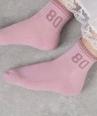 【ウィゴー/WEGO】のナンバーアンクルパイルソックス ライトピンク|ID: prp329100004656252 ipo3291000000033679101